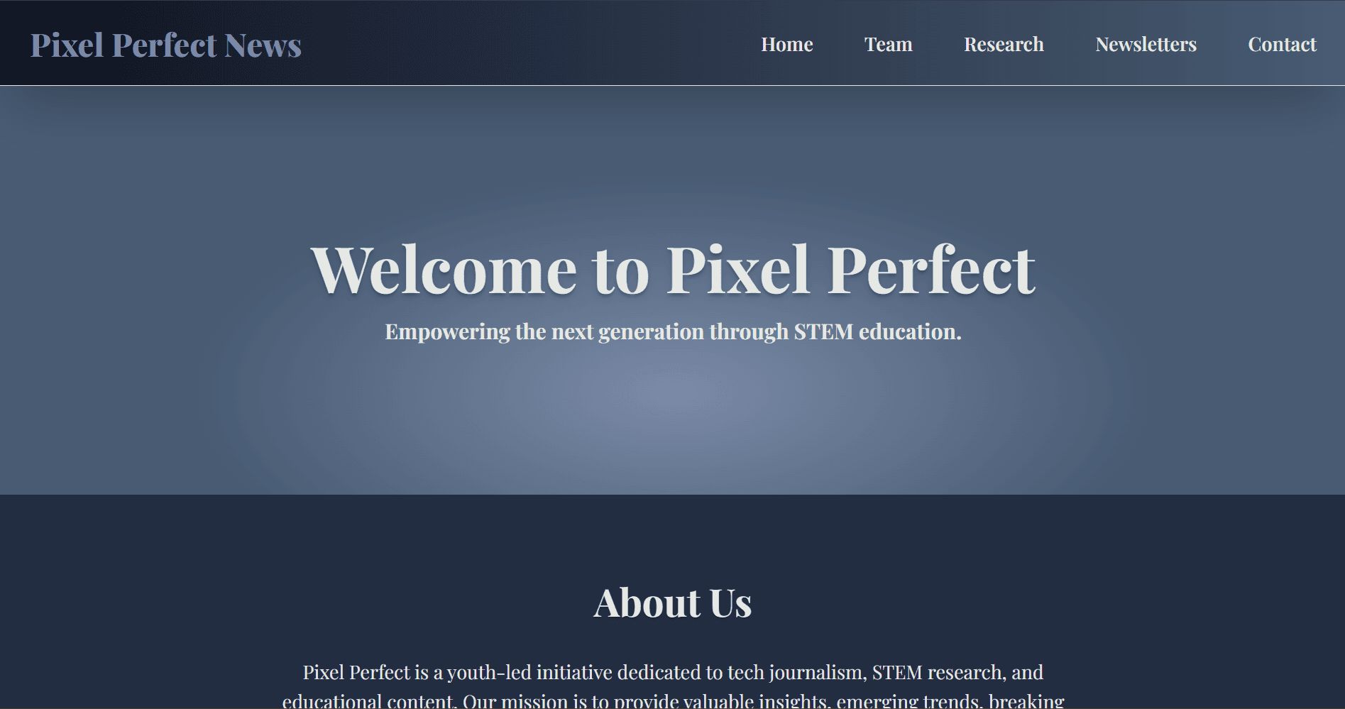 Pixel Perfect News