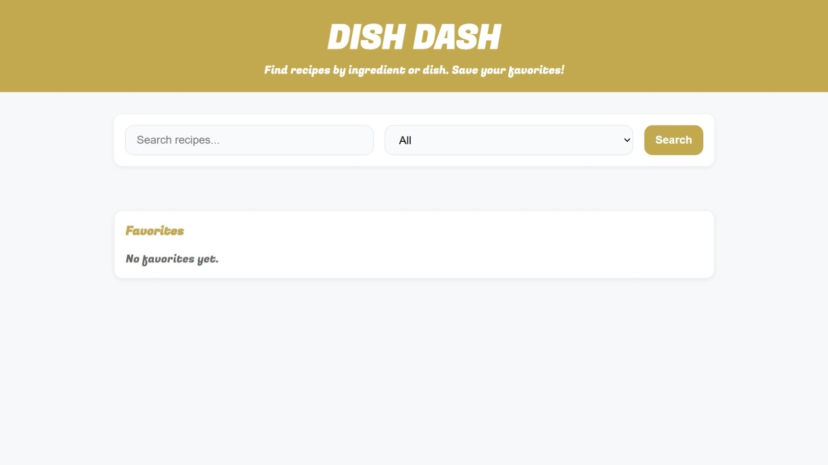 Dish Dash